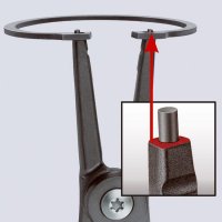 Precizní kleště na pojistné kroužky pro vnější kroužky na hřídelích 180 mm