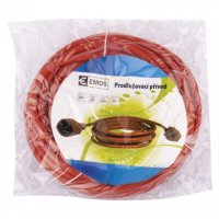 Prodlužovací kabel 20 m 1 zásuvka oranžový PVC 230 V 1,5mm2 EMOS P01120