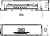 OBO 1809 Přípojnice potenciálového vyrovnání, 188mm, šedá Mosaz, CuZn