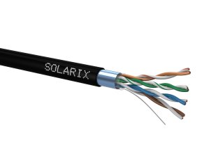 Venkovní instalační kabel CAT5E FTP PE Fca 305m/box SOLARIX 27655192