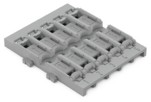 Upevňovací adaptér 5x pro spojovací svorku Inline s páčkou šedá WAGO 221-2525