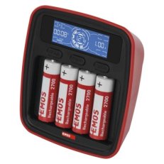 Nabíječka baterií EMOS profi BCN-42D + 4AA 2700 EMOS N9341