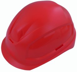 Elektrikářská ochranná helma červená vel 52 - 61 cm DEHN 785709