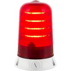 Maják rotační LED ROTALLARM S LED 12/24 V, ACDC, IP65, červená, světle šedá