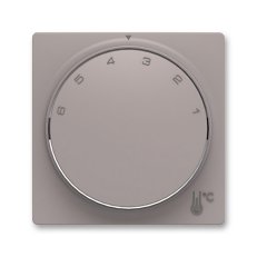 ABB Zoni Kryt termostatu prostorového s otočným ovládáním greige