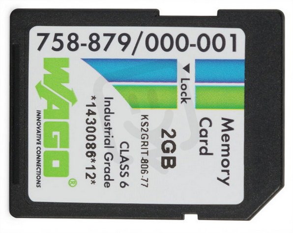Paměťová karta SD SLC-NAND 2 GB WAGO 758-879/000-001