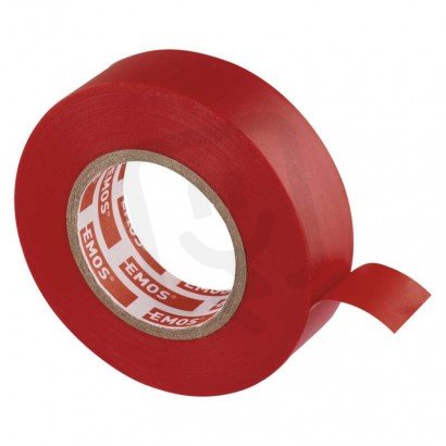 Izolační páska PVC 19mm 20m červená EMOS F61923