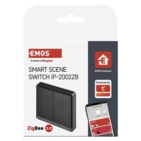 GoSmart Přenosný ovladač scén IP-2002ZB, ZigBee 3.0, 2-tlačítkový EMOS H5015