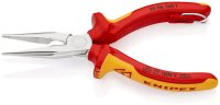 Půlkulaté kleště s břity (Kleště pro radiotechniku) 160 mm KNIPEX 25 06 160 T BK