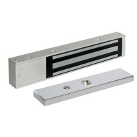 1335-CSA Přídržný dveřní elektromagnet 24V DC 50kg černý ocel tělo se svorkami