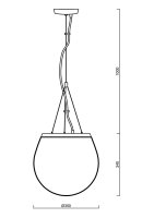 Osmont 53105 DANAE T ZT11/472/L100 NB* 75W IP40