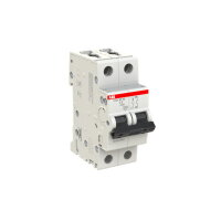 ABB S201MT-C2NA, 1 fázový jistič (1+N), 2A, C, 10kA, určeno pro drážní aplikace