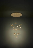 Závěsné svítidlo PARATEBUENO 2 LED d780 mosaz 51W EGLO 390398