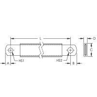 Izolovaný sběrnicový pletenec IBSB ADVANCED 70-1030-8-10 IBSBADV70-1030 534420