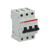 S203M-K8 3 fázový jistič 8 A char. K 10kA ABB 2CDS273001R0407