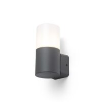 BONNIE nástěnná antracitová opálový PP 230V E27 28W IP44 RENDL R13635