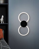 Nástěnné svítidlo VENTICELLO 1 LED IP20 černá/bílá EGLO 902124