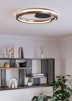 Stropní svítidlo MEZZOMONTE LED-CCT 40W IP20 černá/bronz EGLO 901825