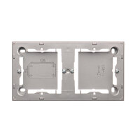 Krabice pro povrchovou montáž 2-náobná nerez KONTAKT SIMON MPN2/21