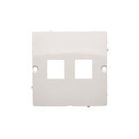 Kryt zásuvky komunikační (pro prvky Keystone), bílá KONTAKT SIMON BMGK1P/11
