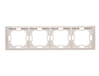 Rámeček 4-násobný Neos, bílá KONTAKT SIMON BMRC4/11