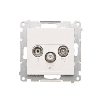 TASP.01/111 Zásuvka anténní R+TV+SAT prů