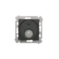 Spínač automatický s pohybovým senzorem, 20-500 W, černá matná DCR10T.01/49