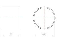 Přechodka pro napojení trubky průměr 32 mm, do betonu KAISER 1273-45