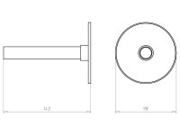 Montážní pouzdra HaloX 180&250 125 mm, do betonu KAISER 1299-61