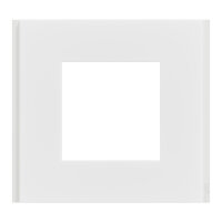 Krycí rámeček NOVÁ UNICA DECO MATERIALS jednonásobný Translucent white