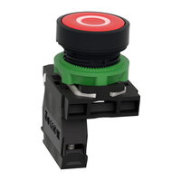Schneider XB5AA4322 Ovládač stiskací lícující, 1 V - rudý