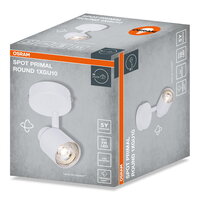 LED SPOT PRIMAL WHITE 1XGU10 ROUND WHITE OSRAM 4099854587429
