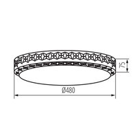 Plafoniera LED LUMKO LED 38W CCT KANLUX 90221