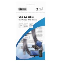 USB kabel 2.0 A/M-A/M 2M Emos SD7002