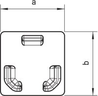 OBO WDK HE15015RW Koncový díl pro kanál WDK 15x15mm čistě bílá