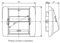 Kryt zásuvky telefonní 5013E-A00213 03 bílá/bílá Element Time ABB