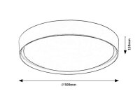 Achilles LED 40W IP20 2700-6500K černá RABALUX 3146