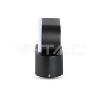 6W LED Wall Light Black Body IP65 Movabl