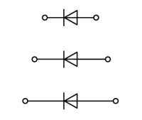 Svorka pro moduly třípatrová 3 diody 1N4007 šedá 2,5mm2 Wago 870-596/281-673