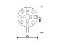 KAPSULE 120 LED světelný zdroj G4, teplá bílá LEDMED LM65101001