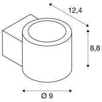 OCULUS WL PHASE, nástěnné přisazené svít