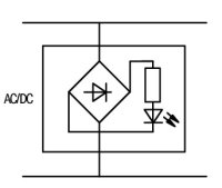 Zásuvný modul 2pól. červená LED dioda Vícebarevné WAGO 2002-880/1000-542