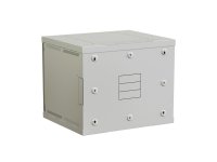 Rozvaděč nástěnný SENSA 9U 500mm, dveře plech, RAL 7035 SOLARIX 83000182