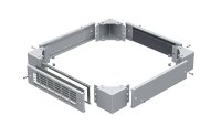 Panel podstavce plný s otvorem 1000, výška 100mm, RAL7035 SOLARIX 86064411