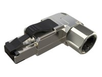 Univerzální průmyslový 90° konektor RJ45 CAT5E STP samořezný SOLARIX 11910010