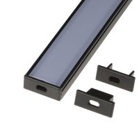 N8C černá koncovka s dírou T-LED 096615