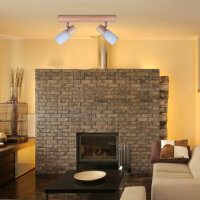 Bodové svítidlo Spots Compolux 911624/83 2x40 W buk