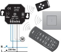 RF mini přijímač k ovládání rolet NIKO 05-333