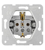 Zásuvka SCHUKO, šroubové svorky, oranžová SCHRACK EV101210--