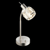 Stolní svítidlo KRIS nikl 1xE14, max. 40W 230V GLOBO 54356-1T